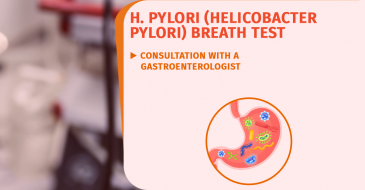 Helicobacter breath test (urease)