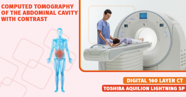 Abdominal computed tomography with contrast