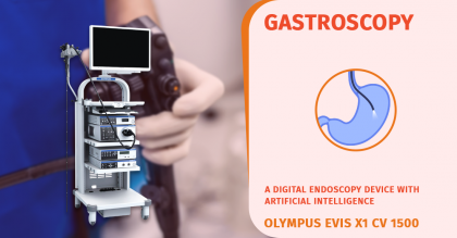 We offer a complete study of the gastrointestinal tract with video recording