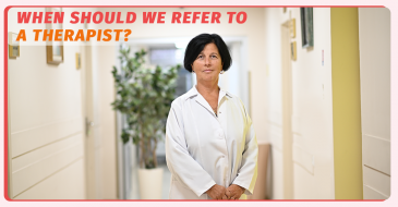 When should we refer to a therapist?