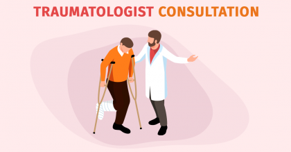 Traumatologist-orthopedic consultation