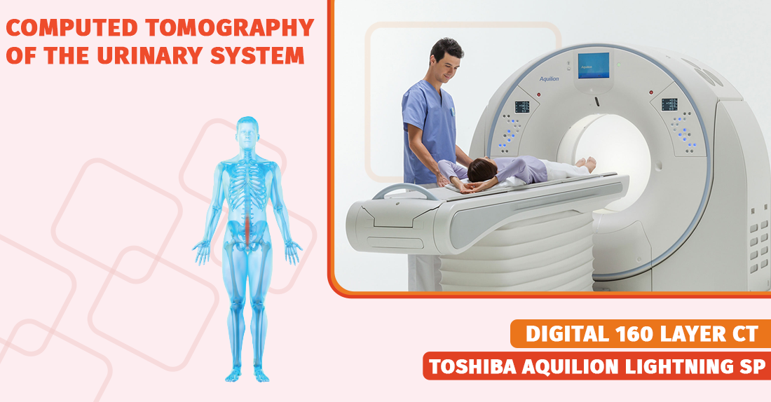 Computed tomography of the urinary system with urography and consultation of a urologist